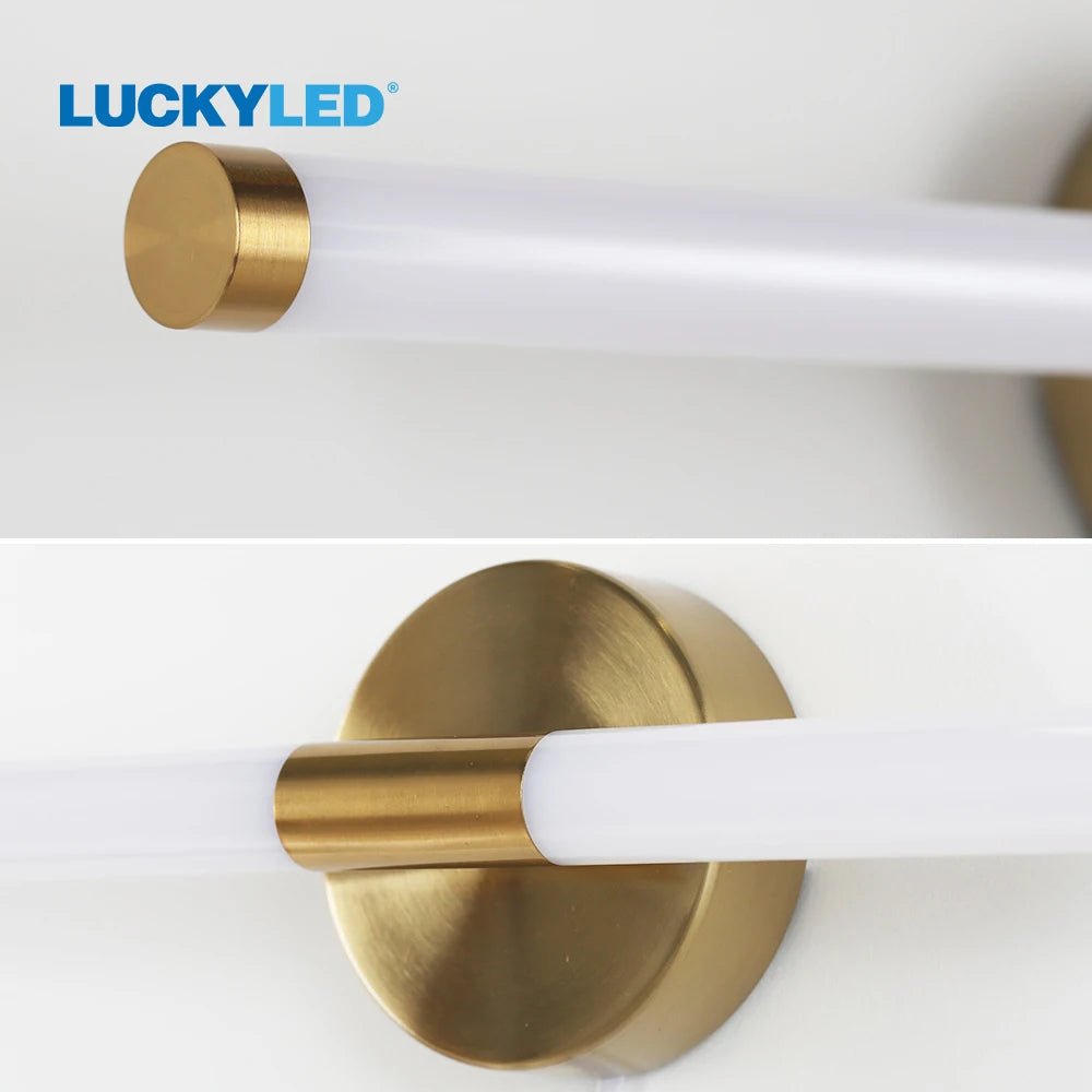 Double Lampshade 800mm Long LED Wall Light - Hans Lumiere