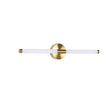 Double Lampshade 800mm Long LED Wall Light - Hans Lumiere