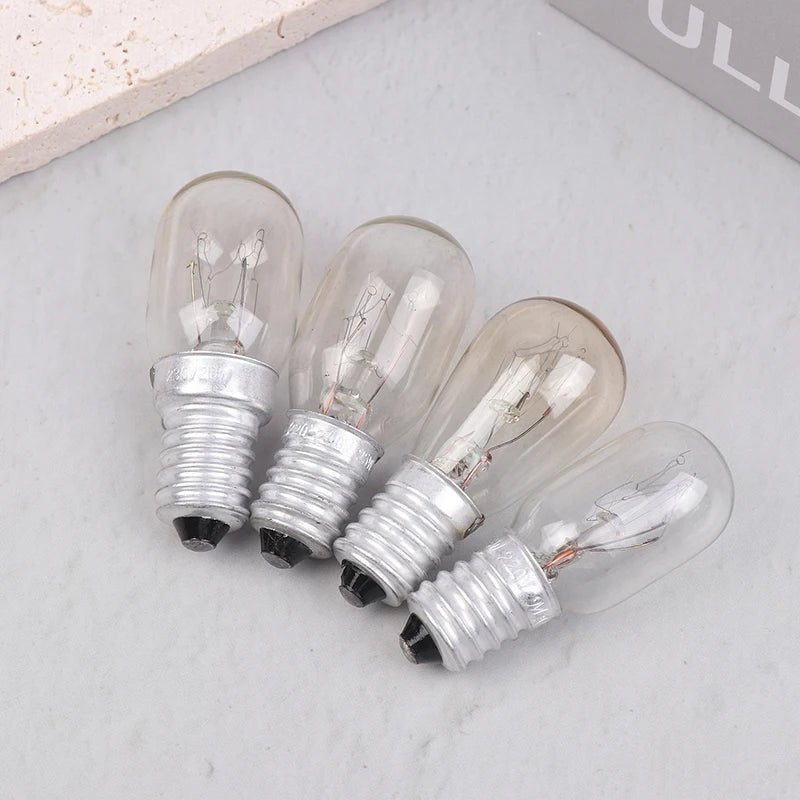 E14 Salt Lamp Bulbs 15W Incandescent, Warm Glow Replacement for Salt Lamps & Fridges, 5 Pack - Hans Lumiere