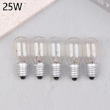 E14 Salt Lamp Bulbs 15W Incandescent, Warm Glow Replacement for Salt Lamps & Fridges, 5 Pack - Hans Lumiere