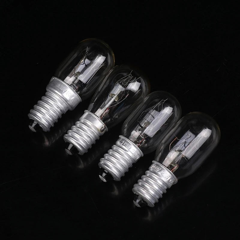 E14 Salt Lamp Bulbs 15W Incandescent, Warm Glow Replacement for Salt Lamps & Fridges, 5 Pack - Hans Lumiere