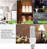 E27 LED Corn Light Bulb 3W to 50W, Energy Saving SMD2835 - Hans Lumiere