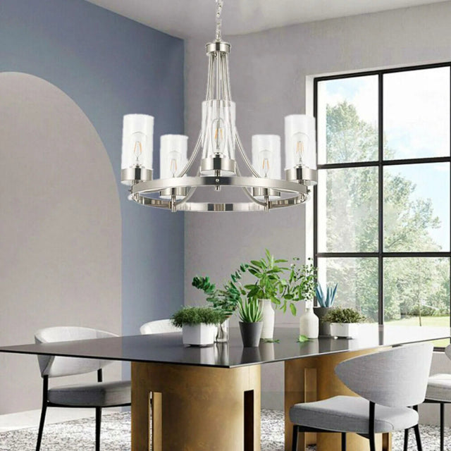 Elegant Glass Ceiling Pendant Lighting Fixture - Hans Lumiere