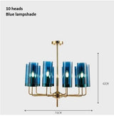 Elegant Nordic Glass LED Chandelier - Hans Lumiere