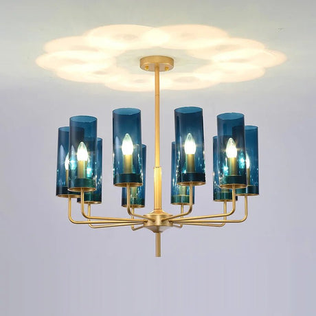 Elegant Nordic Glass LED Chandelier - Hans Lumiere