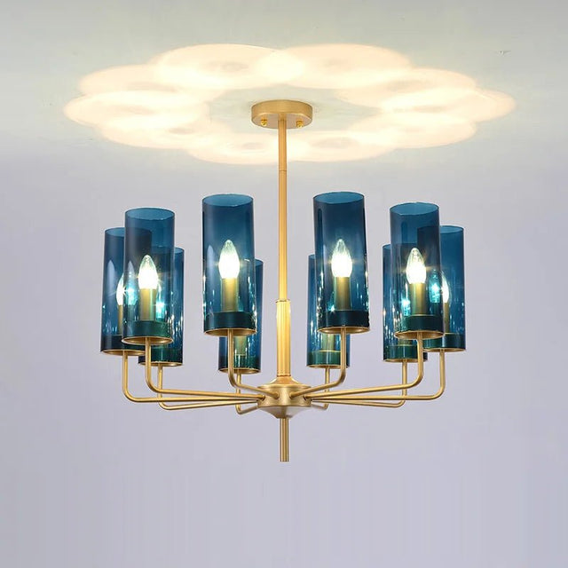 Elegant Nordic Glass LED Chandelier - Hans Lumiere