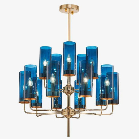 Elegant Nordic Glass LED Chandelier - Hans Lumiere