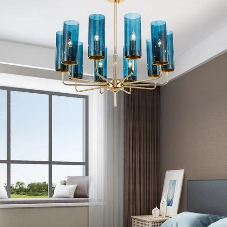 Elegant Nordic Glass LED Chandelier - Hans Lumiere
