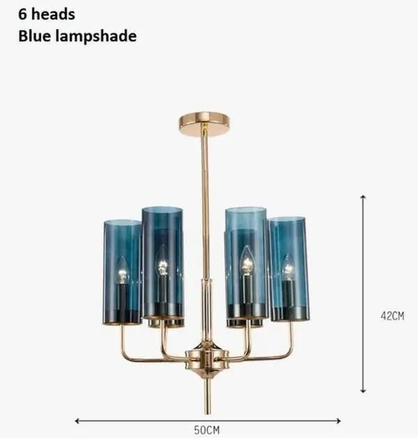 Elegant Nordic Glass LED Chandelier - Hans Lumiere