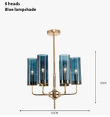 Elegant Nordic Glass LED Chandelier - Hans Lumiere