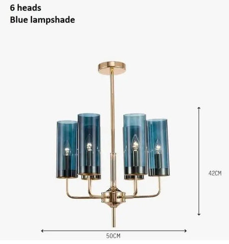 Elegant Nordic Glass LED Chandelier - Hans Lumiere