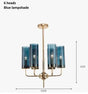 Elegant Nordic Glass LED Chandelier - Hans Lumiere