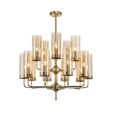 Elegant Nordic Glass LED Chandelier - Hans Lumiere