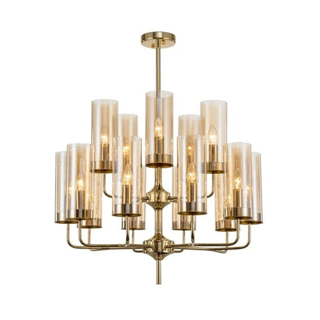 Elegant Nordic Glass LED Chandelier - Hans Lumiere