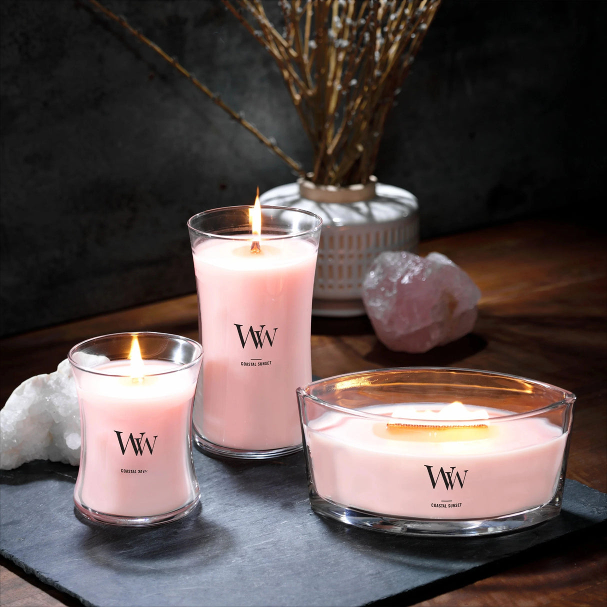 Ellipse Scented Candle, Fireside, 16 oz - Hans Lumiere