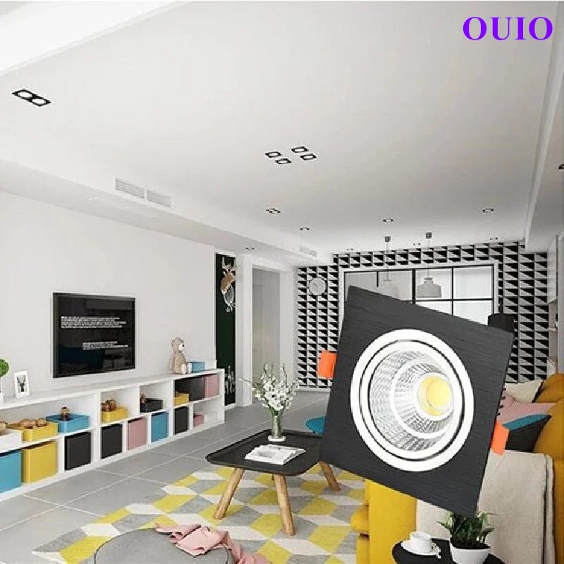Epistar Chip COB Embedded LED Downlight - Dimmable Recessed Ceiling Spotlight - Hans Lumiere