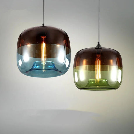 Europe Hanging Glass Pendant Light Fixtures - Hans Lumiere