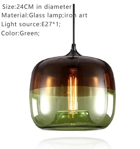 Europe Hanging Glass Pendant Light Fixtures - Hans Lumiere