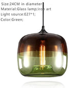 Europe Hanging Glass Pendant Light Fixtures - Hans Lumiere