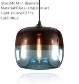 Europe Hanging Glass Pendant Light Fixtures - Hans Lumiere