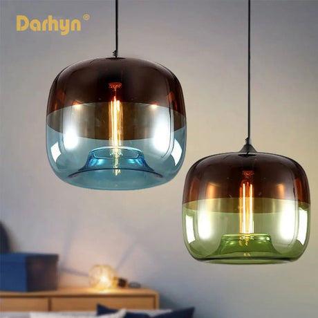 Europe Hanging Glass Pendant Light Fixtures - Hans Lumiere
