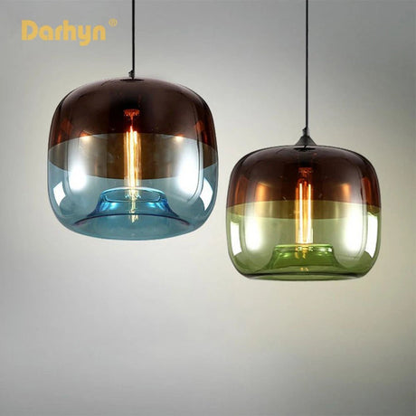 Europe Hanging Glass Pendant Light Fixtures - Hans Lumiere