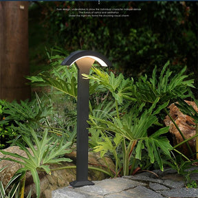 Fan - Shaped Minimalist Outdoor Waterproof LED Lawn Lamp - Hans Lumiere