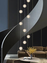 Fishbone Crystal Chandelier for Stairs, Dining and Living Room - Hans Lumiere