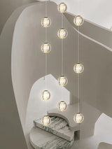 Fishbone Crystal Chandelier for Stairs, Dining and Living Room - Hans Lumiere