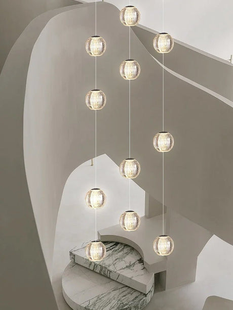Fishbone Crystal Chandelier for Stairs, Dining and Living Room - Hans Lumiere