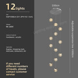 Fishbone Crystal Chandelier for Stairs, Dining and Living Room - Hans Lumiere