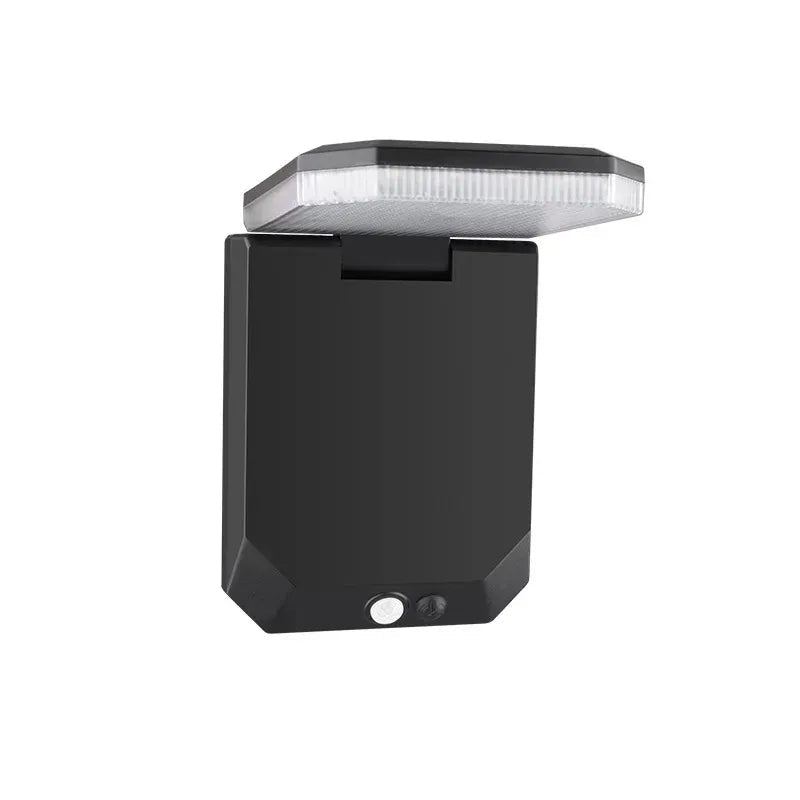 Foldable Solar Motion Sensor Security Wall Light, Waterproof LED Spotlight - Hans Lumiere