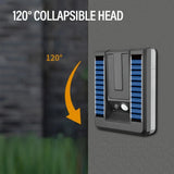 Foldable Solar Motion Sensor Security Wall Light, Waterproof LED Spotlight - Hans Lumiere