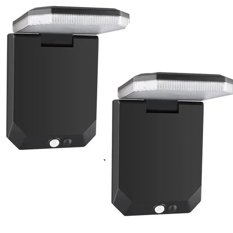 Foldable Solar Wall Light – 120° Motion Sensor Security Spotlight - Hans Lumiere