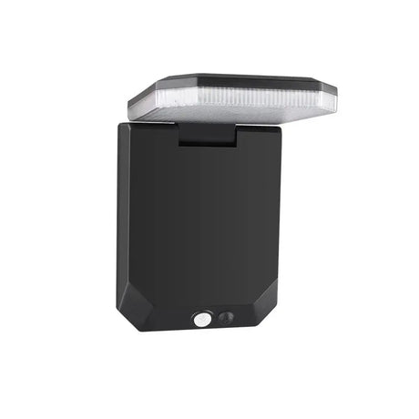 Foldable Solar Wall Light – 120° Motion Sensor Security Spotlight - Hans Lumiere