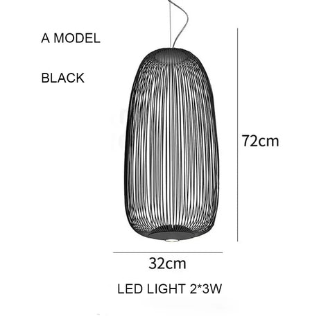 Foscarini Spokes Bird Cage LED Pendant Light - Hans Lumiere