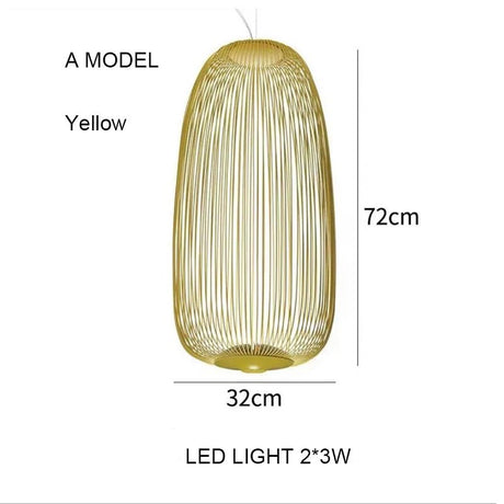 Foscarini Spokes Bird Cage LED Pendant Light - Hans Lumiere