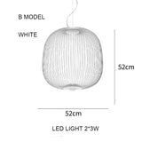 Foscarini Spokes Bird Cage LED Pendant Light - Hans Lumiere
