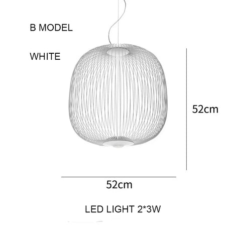 Foscarini Spokes Bird Cage LED Pendant Light - Hans Lumiere