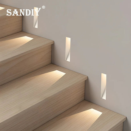 Frameless Stair Lighting With Motion Sensor - Hans Lumiere