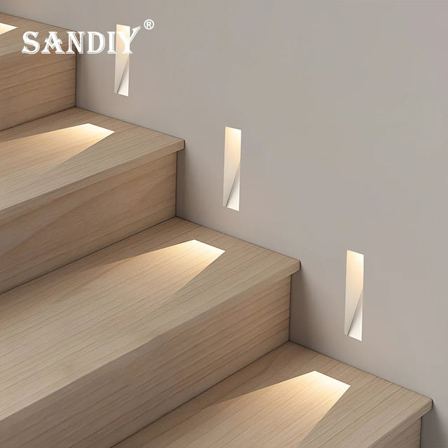 Frameless Stair Lighting With Motion Sensor - Hans Lumiere