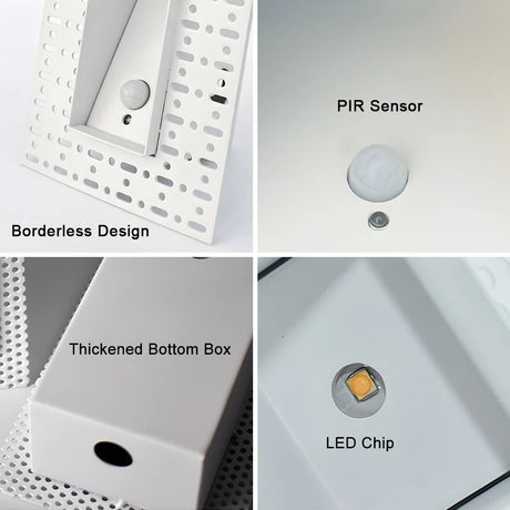 Frameless Stair Lighting With Motion Sensor - Hans Lumiere