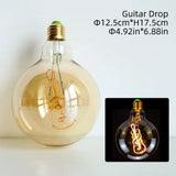 G125 Word Filament Edison LED Bulb 4W Dimmable, Love Home Hello Heart & Music Designs - Hans Lumiere