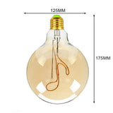 G125 Word Filament Edison LED Bulb 4W Dimmable, Love Home Hello Heart & Music Designs - Hans Lumiere
