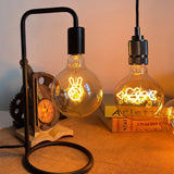 G125 Word Filament Edison LED Bulb 4W Dimmable, Love Home Hello Heart & Music Designs - Hans Lumiere