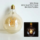 G125 Word Filament Edison LED Bulb 4W Dimmable, Love Home Hello Heart & Music Designs - Hans Lumiere
