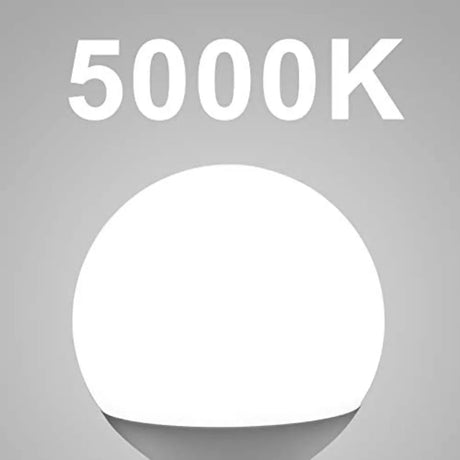 G25 LED Vanity Globe Bulbs, 60W Equivalent, 5000K Daylight, E26 - Hans Lumiere