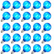 G40 Colored LED Globe Bulbs E12 1W Shatterproof, Red Blue Green Yellow Purple RGB, 25 or 50 Pack - Hans Lumiere