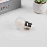 G40 Frosted Globe Edison LED Filament Bulbs B22 Bayonet 1.5W 2700K Dimmable, 2-15 Pack - Hans Lumiere