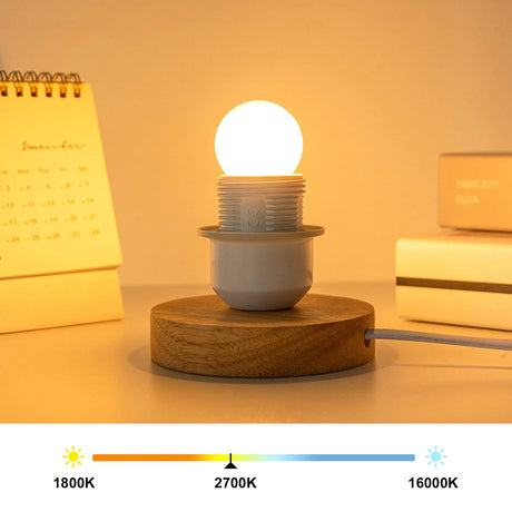 G40 Frosted Globe Edison LED Filament Bulbs B22 Bayonet 1.5W 2700K Dimmable, 2-15 Pack - Hans Lumiere